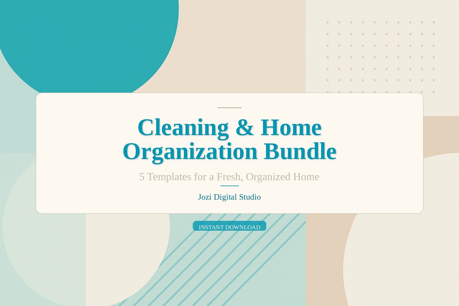 Cleaning & Home Organization bundle cover